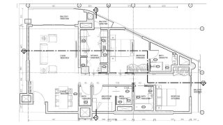 Apartment floor plan, 2 bedrooms in AL MAHRA RESIDENCES No. 11007